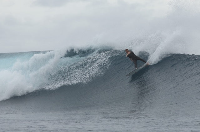 Andrew Bennett Buzzsaw testing in Fiji