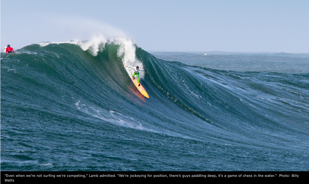 Nic Lamb wins 2016 Titans of Mavericks Event